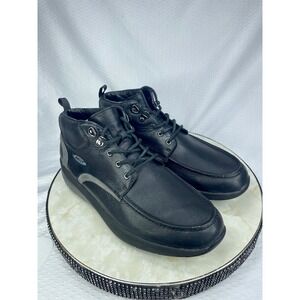 MBT Index Rocker Bottom Leather Boots Mens 10.5 Black Performance Vibram Shoes